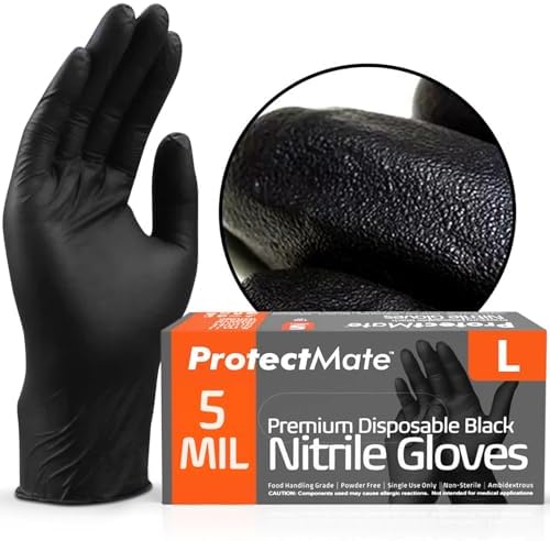 Textured Nitrile Gloves for Professional Cooking 5 Mil