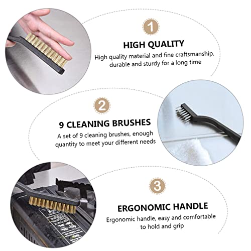 Ergonomic Handle Stainless Steel Wire Brush Set for Drain Pipe Cleaning
