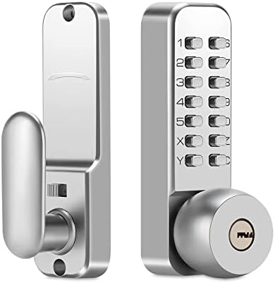 Mechanical Keyless Door Lock with Dual-Use Password Easy Install