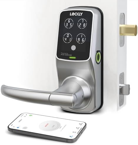 Lockly Interconnected DeadboltLatch Smart Door Lock Set