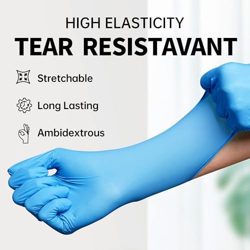 Stay Safe Comfortable Nitrile Exam Gloves