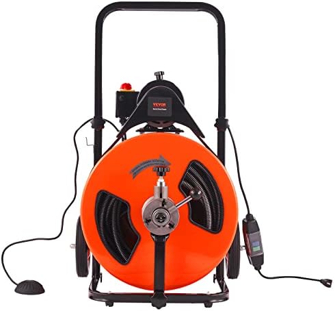 Efficient 100FT 34 Drain Snake for Easy Cleaning