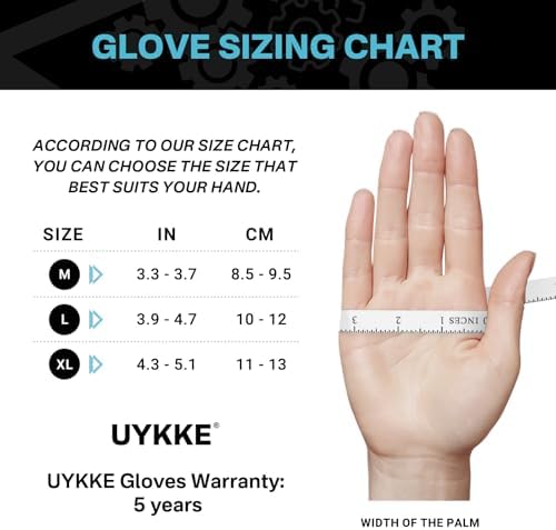 UYKKE Heavy Duty Nitrile Gloves