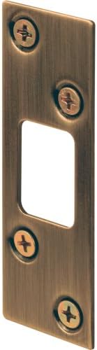 Perfect Antique Brass-Plated Heavy Gauge Deadbolt Strike