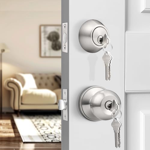 Probrico 3-Piece Door knob and Deadbolt Set