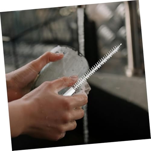 Straw Cleaner Brush Set 2pc for Sink Pipes - Durable Easy to Clean