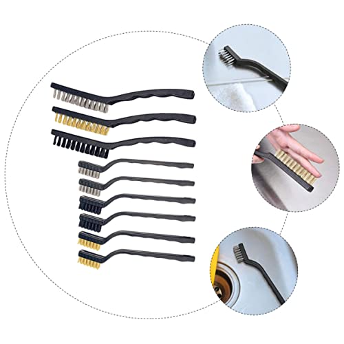 Ergonomic Handle Stainless Steel Wire Brush Set for Drain Pipe Cleaning