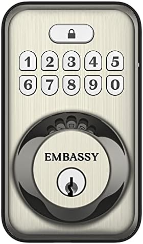 Embassy Door Lock with Illuminated Keypad