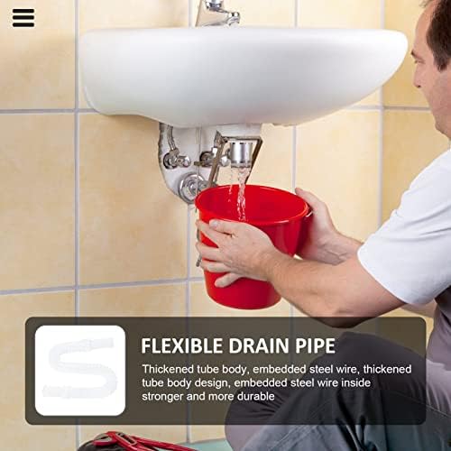 2-Piece Drain Extenders for Washers Durable and Flexible Utility