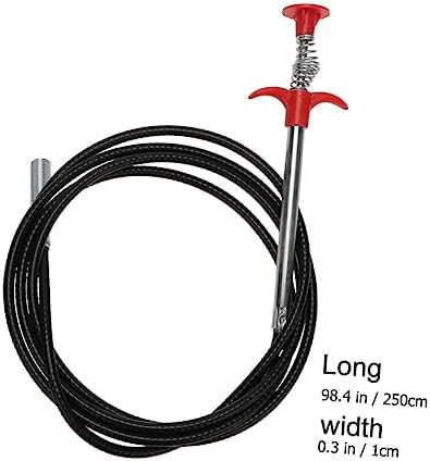 Two-Piece Dredging Auger Hose for Plumbing and Drain Cleaning