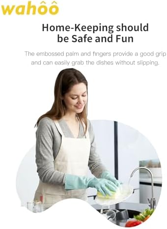 Wahoo Dishwashing Gloves for Skin Protection