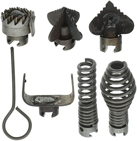 HomoyoyoDrill Set Cutter Head for Drain Cleaning Pipeline Dredging Set of 1