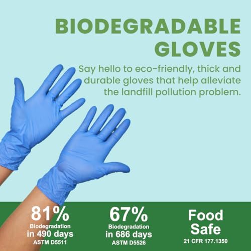 Eco-Friendly Nitrile Gloves for Cleaning Cooking