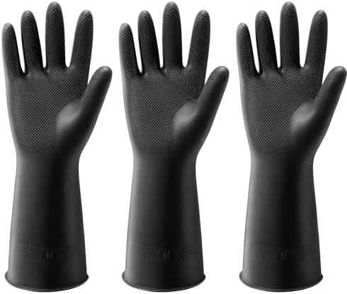 ThxToms 3 Pairs Reusable Dishwashing Gloves