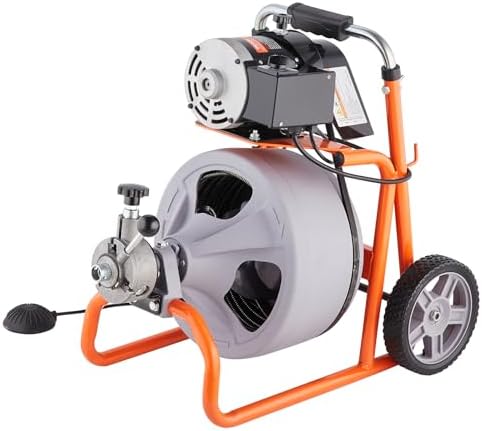 VEVOR Drain Cleaner Machine 75FT Auto Feed with 8 Cutters 1