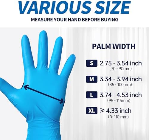 Basic Vinyl Gloves 4 Mil Powder-Free Latex-Free 100PCS