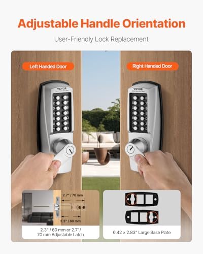 Secure Durable Mechanical Keyless Door Lock