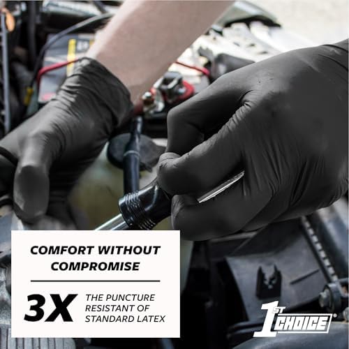 1st Choice Nitrile Gloves Latex-Free for Cooking Cleaning