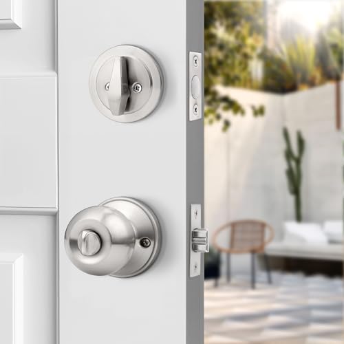 Probrico 3-Piece Door knob and Deadbolt Set