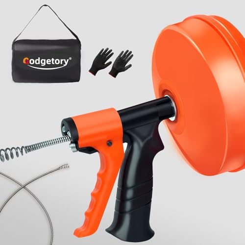 50FT Auger - Effortlessly Clear Pipes