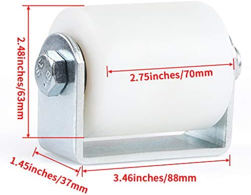 Squelang UHMW nylon gate guide roller for sliding entry doors