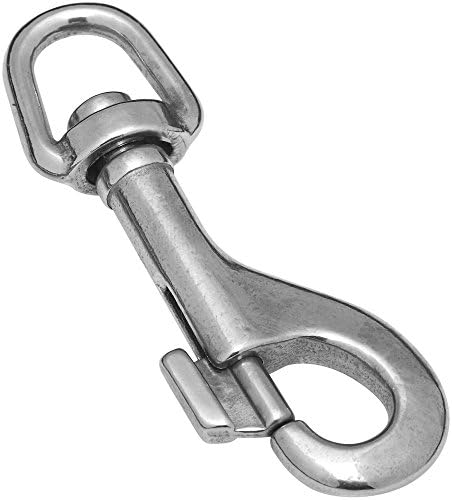 National Hardware N262-329 3158BC Bolt Snap in Stainless Steel
