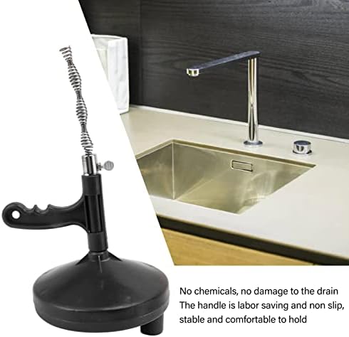 Solve Drains Easily - Carbon Steel Pipe Snake - Simple Effective and Tidy