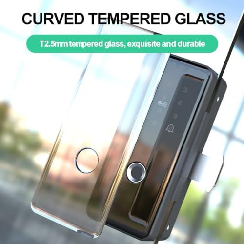 Secure Modern Door Lock for Glass Doors