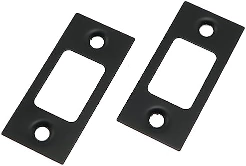 Maxmoral 2-Piece Corner Deadbolt Strike Plate Set