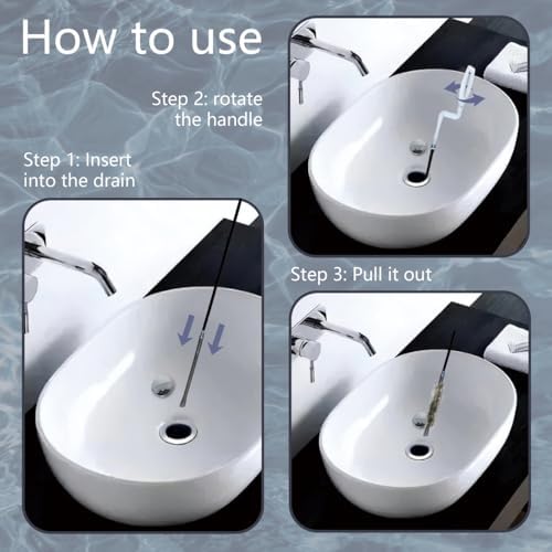 Reliable Drain Clog Solver with 1-Meter Length
