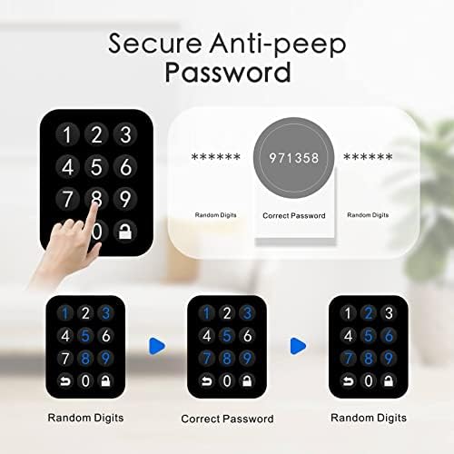 Smart Entry Door Lock with 2 Keys