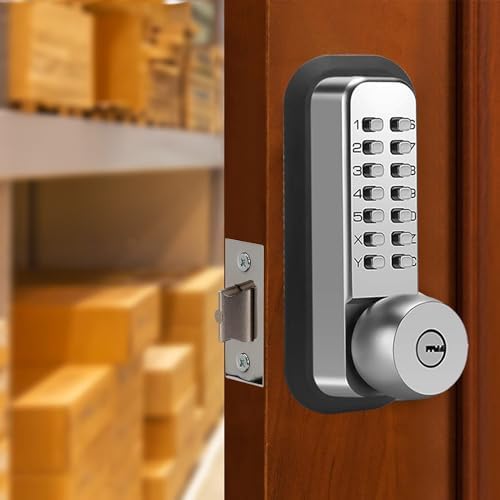 Mechanical Keyless Door Lock with Dual-Use Password Easy Install