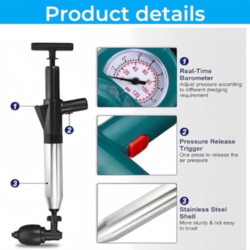 High-Pressure Toilet Plunger