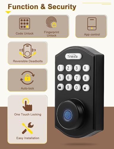 Super Secure Entry Door Lock with Fingerprint Smart Door Lock Set