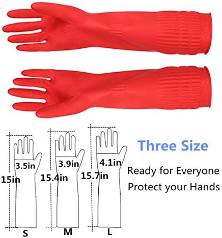 rubber cleaning gloves kitchen reuse