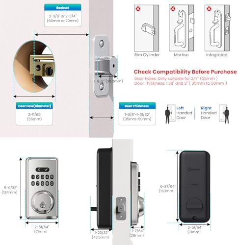 MOUSETRO Keyless Entry Door Lock