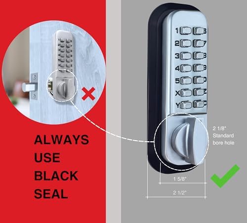 JOUNJIP Keyless Deadbolt - Secure Front Door Lock Without Passcode