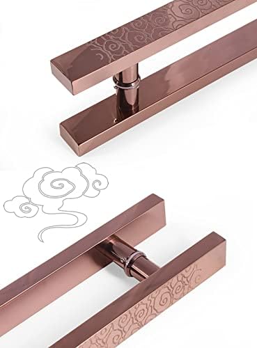 Thoughtfully Designed H-Shaped Door Handle with Cloud Pattern