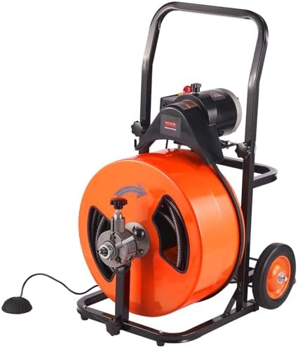 Efficient 100FT 34 Drain Snake for Easy Cleaning