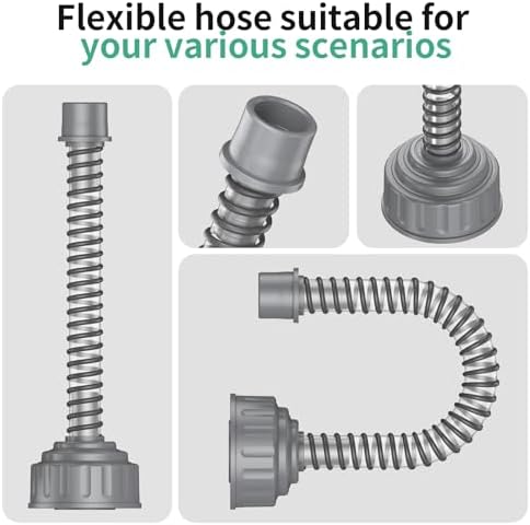 Morhandisn AC Drain Line Cleaner Adapter - Universal Fit Easy To Use Grey