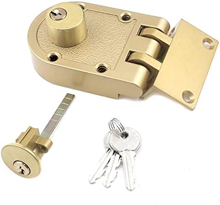 MY MIRONEY Jimmy Proof Deadbolt Lock Heavy Duty Security Lock for Home