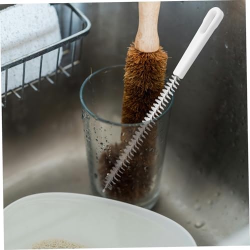 Straw Cleaner Brush Set 2pc for Sink Pipes - Durable Easy to Clean