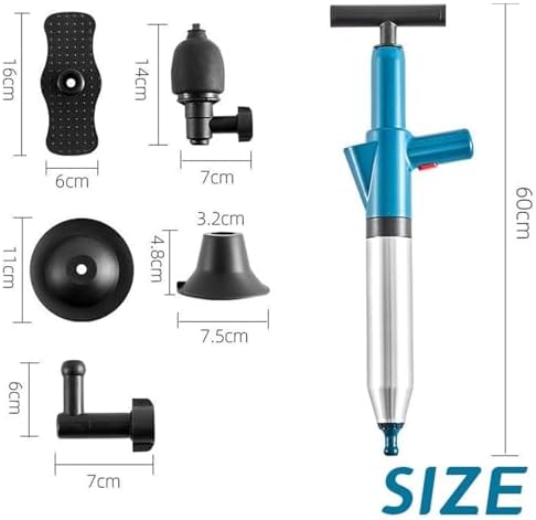 Fast-acting Pneumatic Plunger for Efficient Drain Cleaning