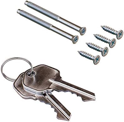 EZ-FLO 57782 Double Cylinder SATIN Nickel Adjust Latch Quick Install