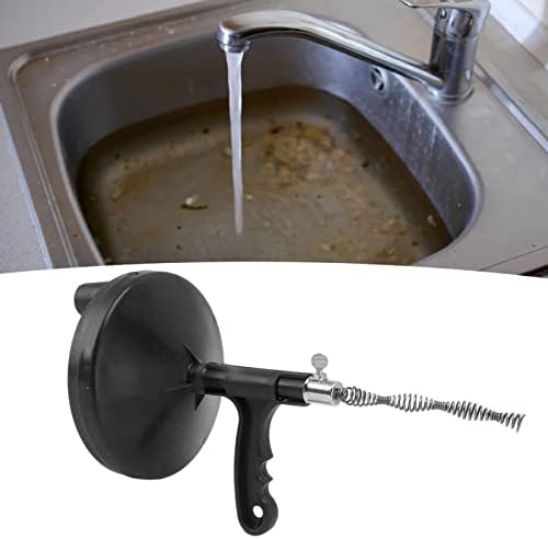 Solve Drains Easily - Carbon Steel Pipe Snake - Simple Effective and Tidy
