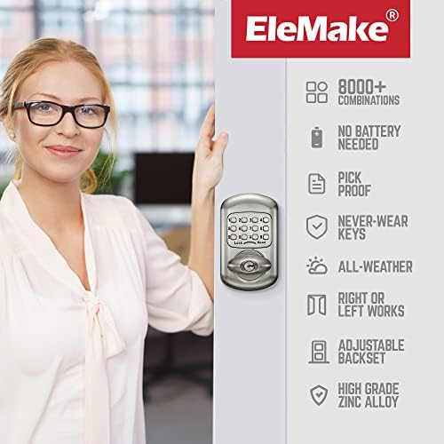 Bravex Keyless Deadbolt Keypad Entry Door Lock
