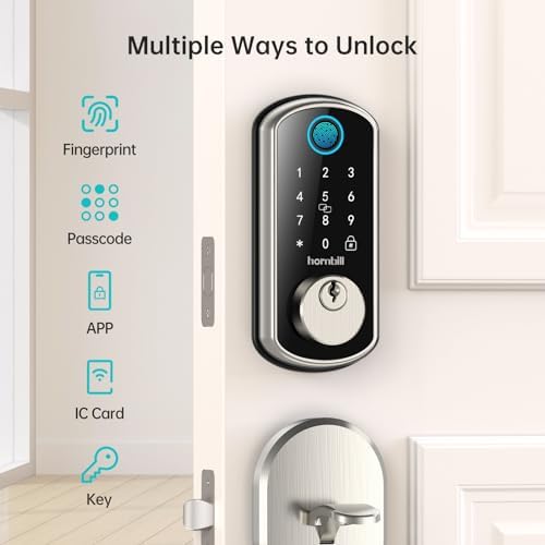 Hornbill Smart WiFi Front Door Lock with Alexa