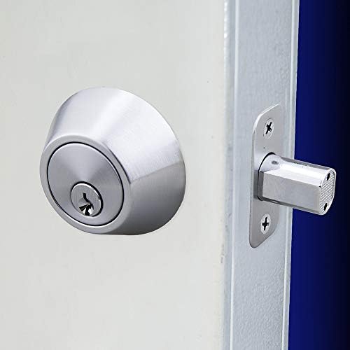EZ-FLO 57782 Double Cylinder SATIN Nickel Adjust Latch Quick Install
