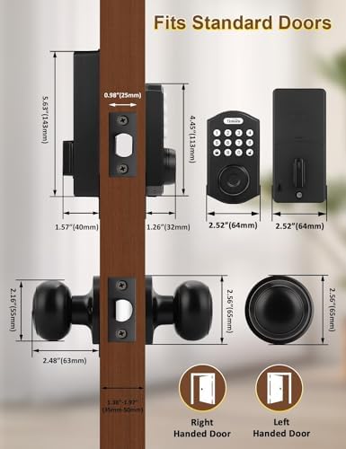 Super Secure Entry Door Lock with Fingerprint Smart Door Lock Set