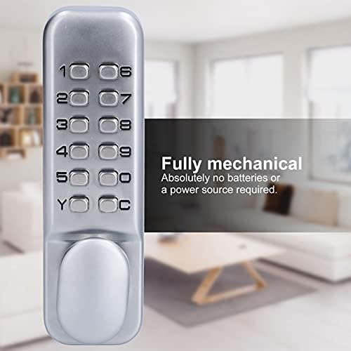 Sturdy Mechanical Keyless Door Lock with Keypad for Front Doors